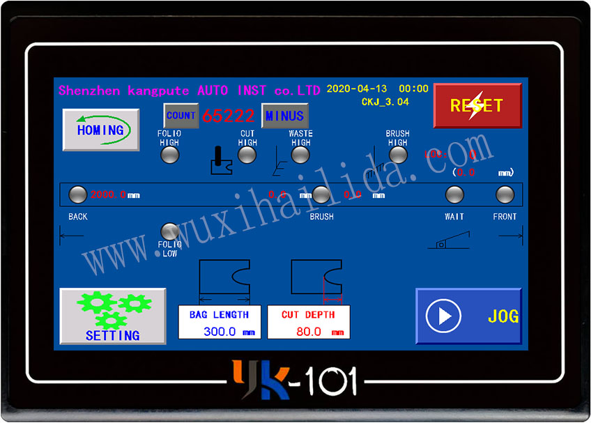 YK-101自动冲口机英文版